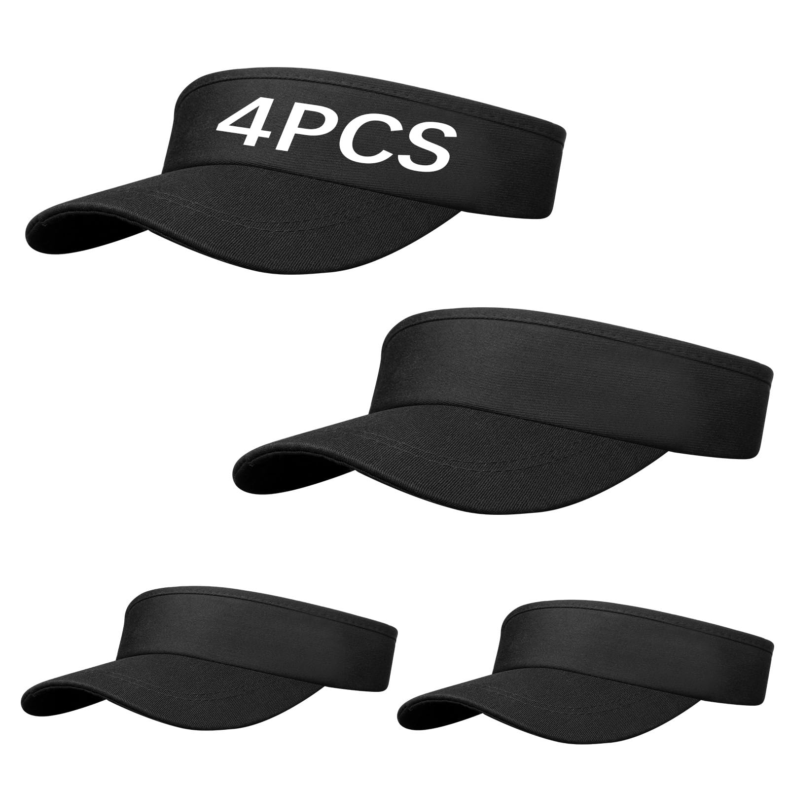 Adjustable Sport Sun Visor Hats Bulk Solid Color Blank Golf Cap Anti Ultraviolet for Beach Tennis Baseball