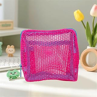 2 cubos de malla coloridos para cosméticos, b...