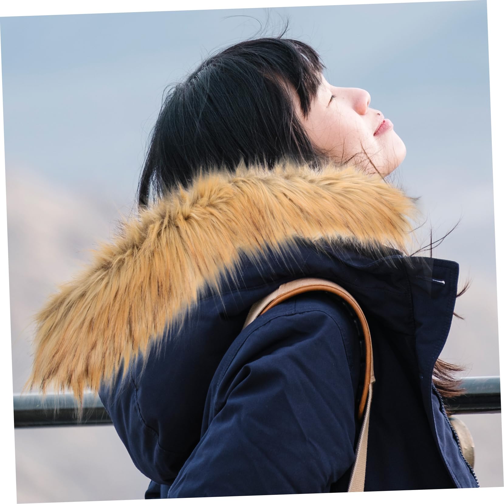 ファージャケット （ファー取り外し可能） セール】【ファー襟取り外し可能】 フェイクレザーブルゾン