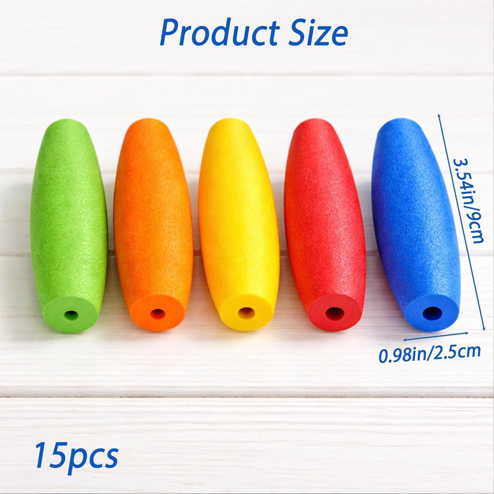 15-Piece Set with 5 Color Options, Crochet Hook Grips, Ergonomic Handle Covers for Crochet Hooks, Comfortable Grip Design, Soft Material for Handmade Crafts and Knitting Projects - 3