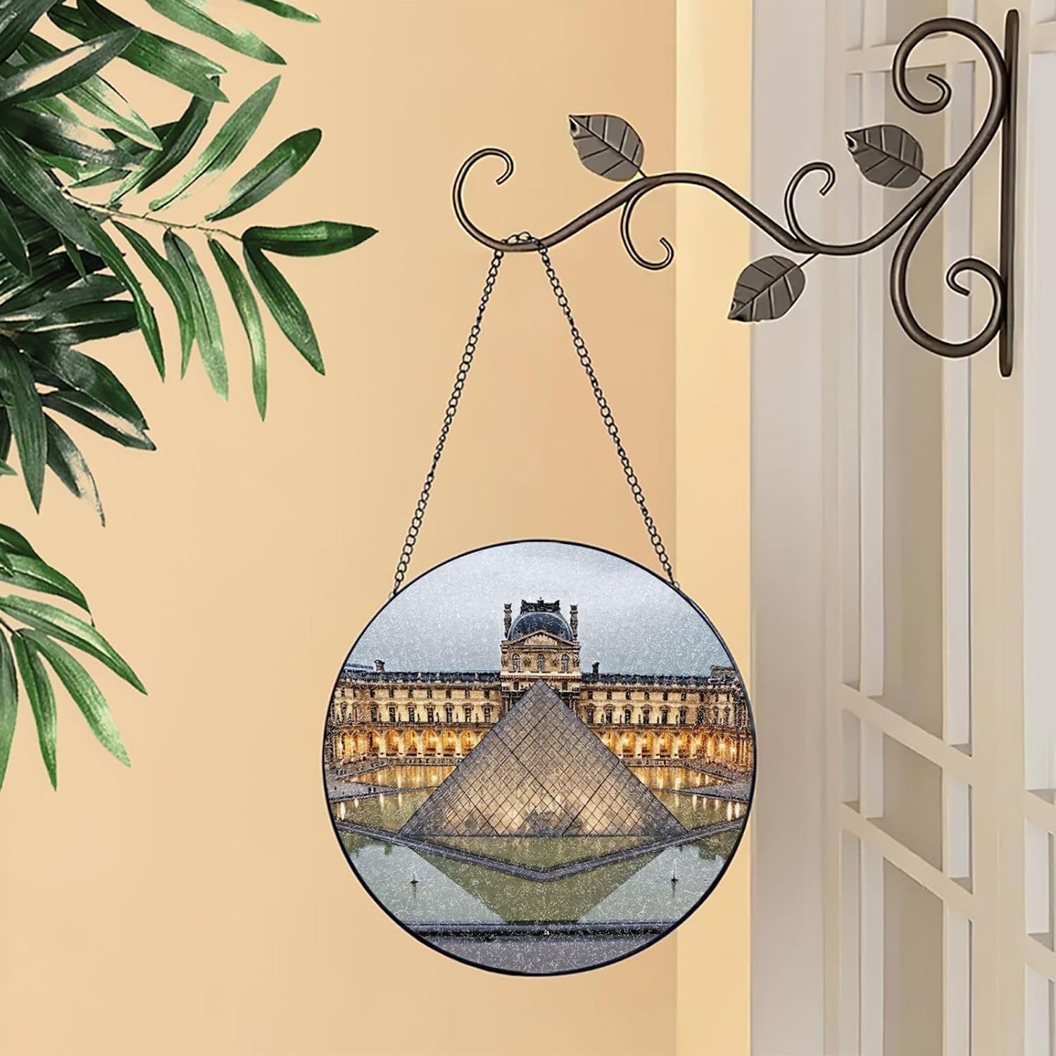 Stained Glass Window Hanging - Personalized Sun Catcher for Home Decor