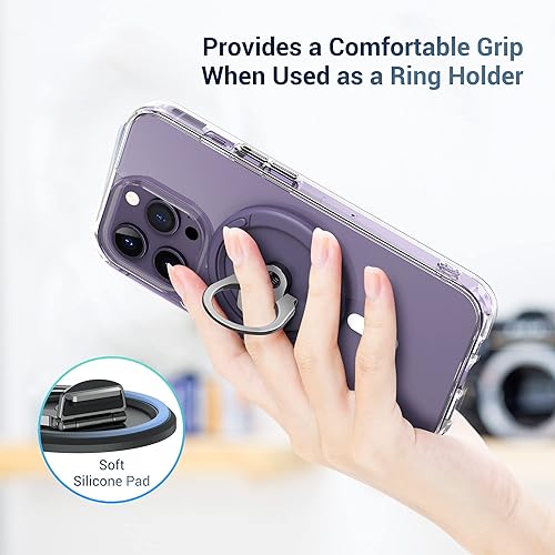 Miniatura 6 de PROfezzion Soporte de cámara continuidad con para portátiles MacBook, fuerte soporte magnético para iPhone 15, 14, 13, 12, soporte para cámara web