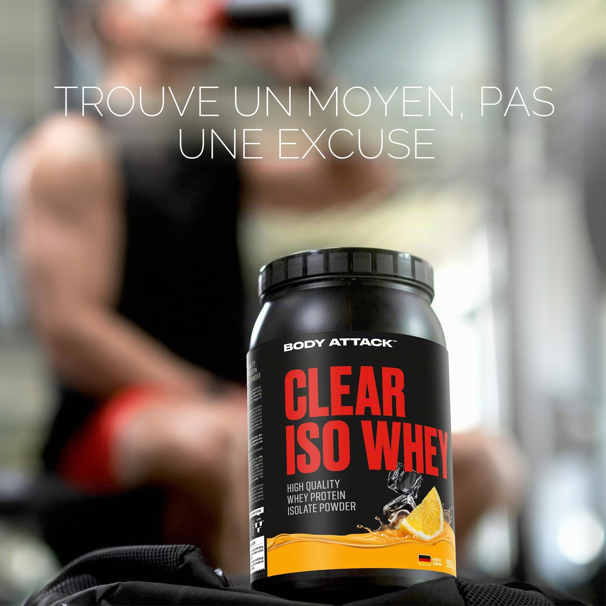 Body Attack Nutrition | Clear Iso Whey (900g) | Clear whey | Rafraîchissante et ultra protéinée - Cerise
