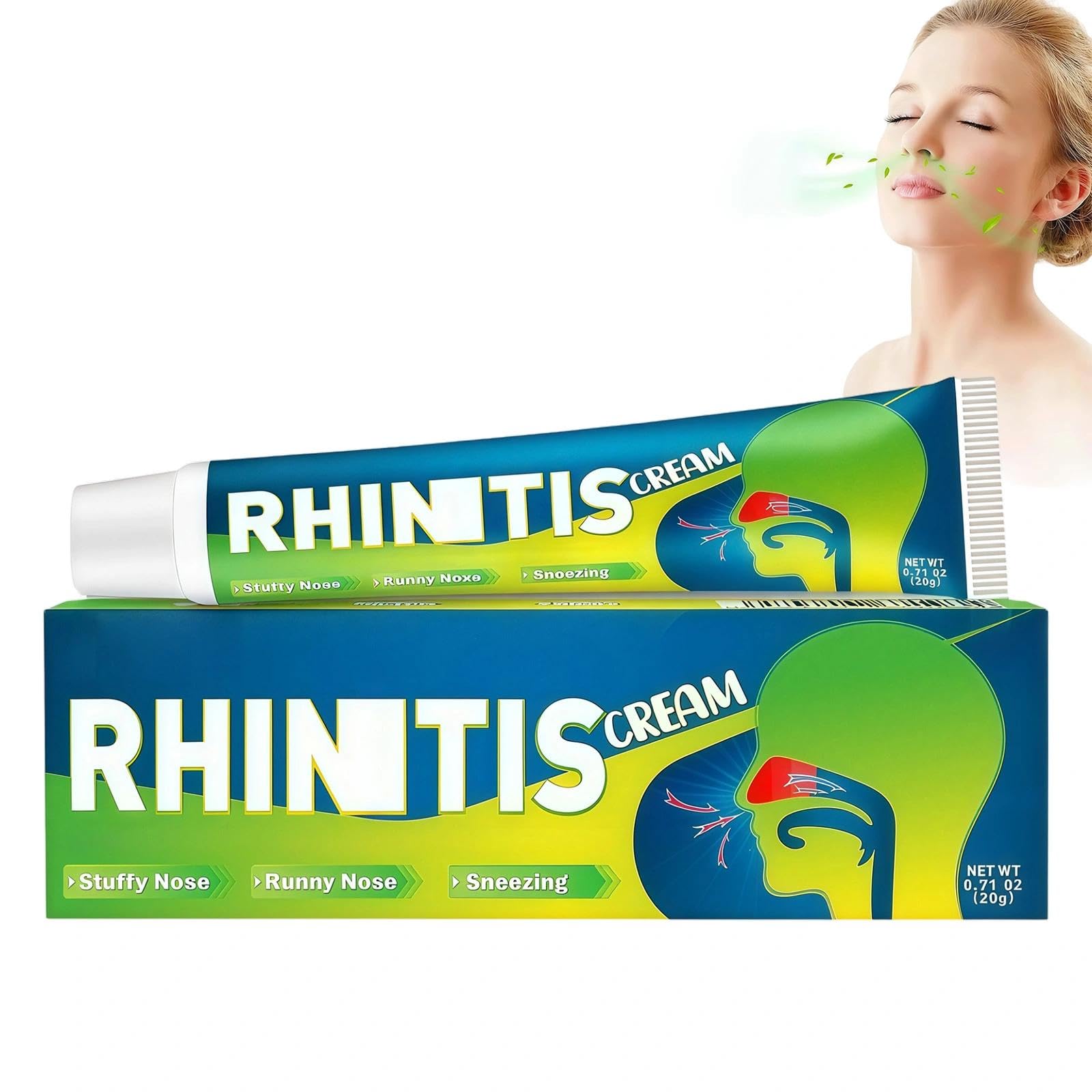Nasal Cream & Moisturiser for Dry Nose Non-Irritating Nasal Gel, Hydrating Dry Nose, Gentle Nasals Cleanse for Unisex