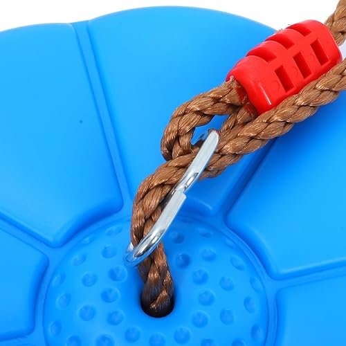 Miniatura 3 de Toyvian Oscilación octogonal durable del disco del pétalo al aire libre interior colgante silla del oscilación para el patio del jardín PE