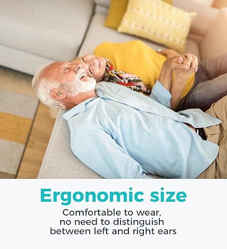 Miniatura 6 de Audífonos inalámbricos ocultos para personas mayores pantalla digital de potencia, dispositivos recargables compactos fáciles de usar, batería de