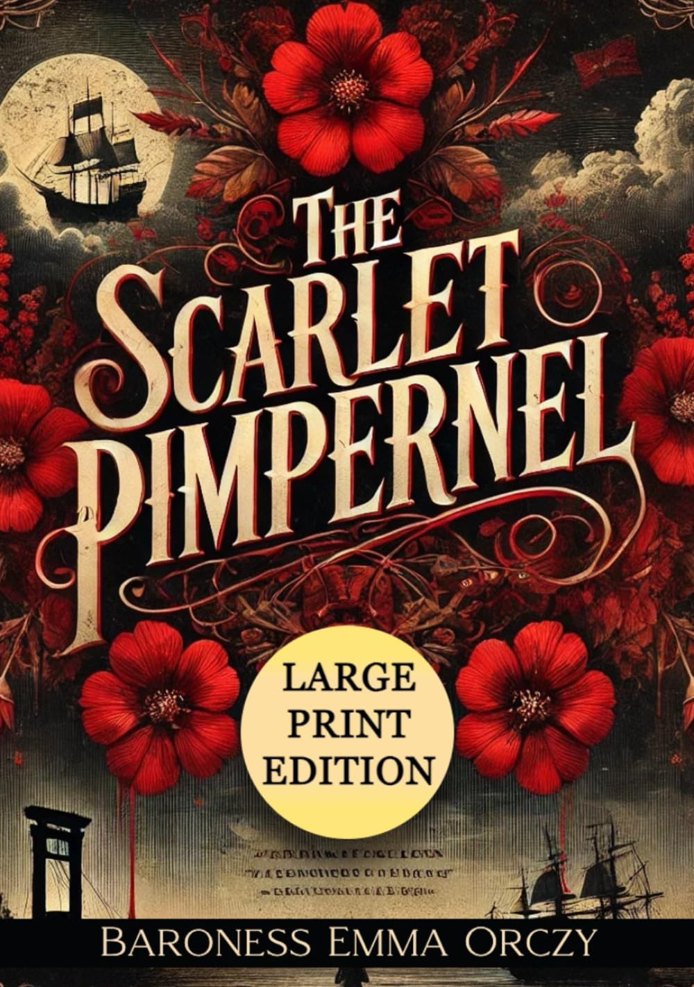 The Scarlet Pimpernel (Large Print Edition): A gripping tale of heroism, cunning, and love set against the turmoil of the French Revolution