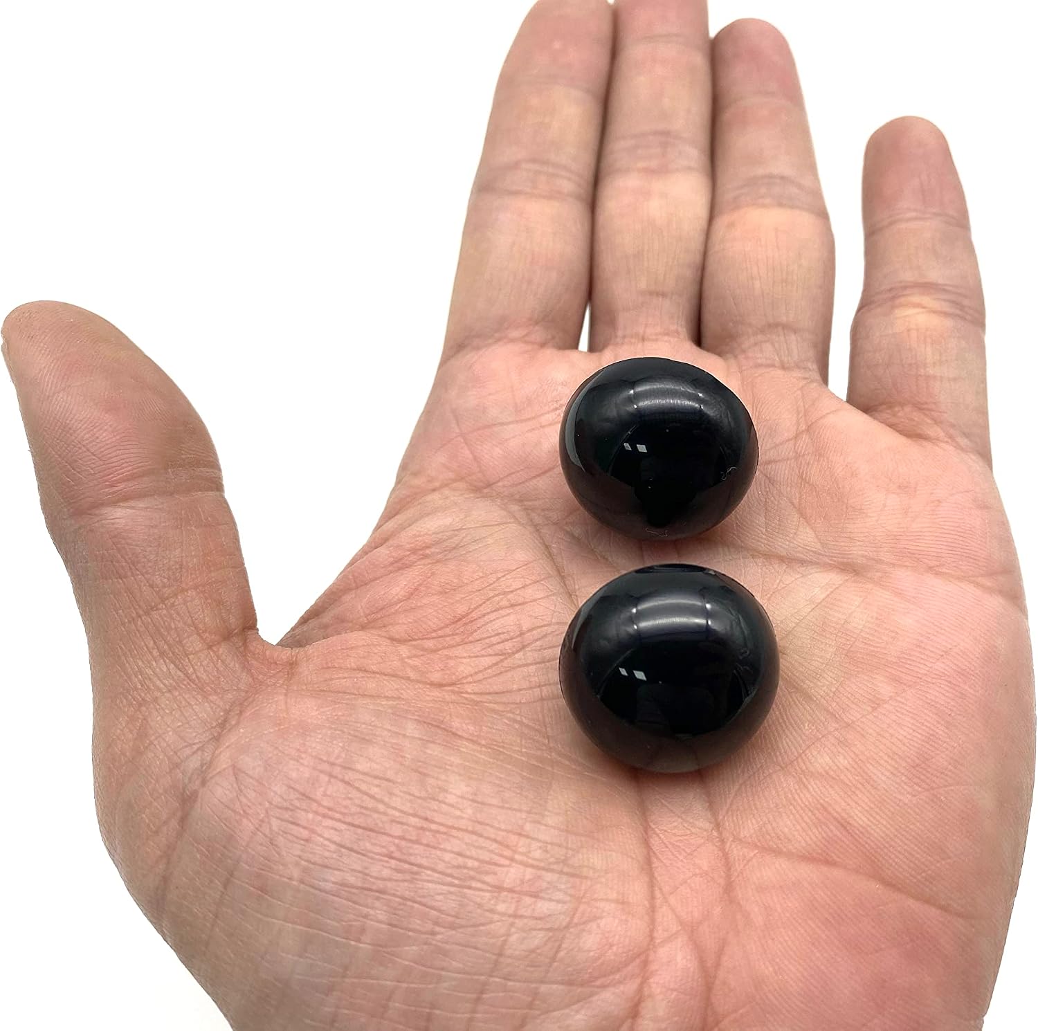 Plastic Safety Eyes with washers for Amigurumi Puppet Animal Crochet Stuffed Eyes Crafts 5/14" / 24mm 14 pcs Black EA7