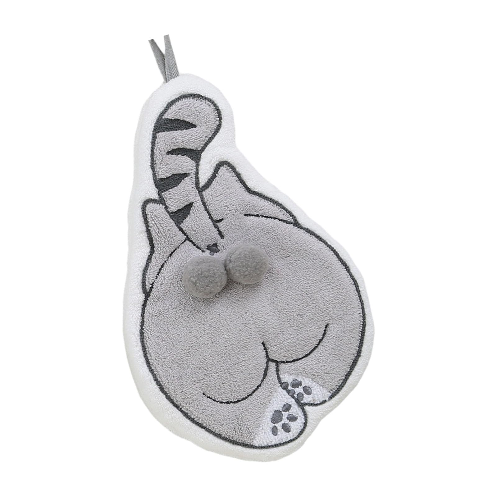 Limtula Hygienic Corals Fleece Hand Towel Cats Eggs Design Quick Drying Feature with Hanging Accessory Kitchen Bathroom Towel