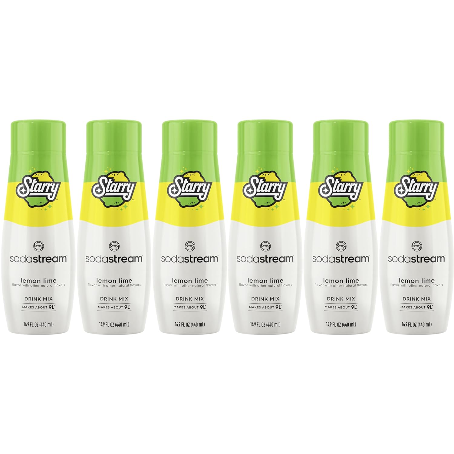 SodaStream Starry Beverage Mix (440ml, Pack of 6)