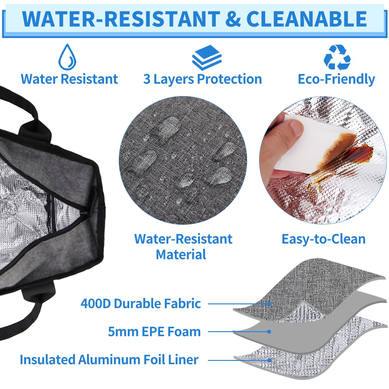 Artelaris Sac à Déjeuner Pour Femme, Grande Boîte à Déjeuner Fourre