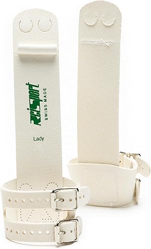 Reisport Women's Uneven Bar Gymnastics Grips - Durable Leather Hand Grips for Gymnastics Bars Women & Girls - Gymnastics Equipment & Accessories for