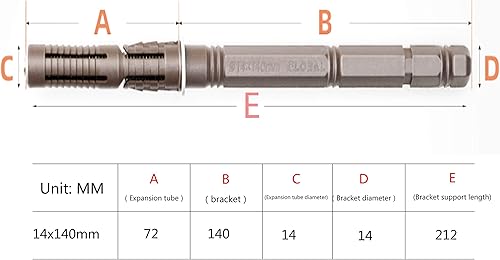 Miniatura 2 de FGen Estantería de pared de capa oculta de 8 piezas, clavos invisibles de tablero de partición de 0.551 x 5.512 in, soporte oculto para tablero -