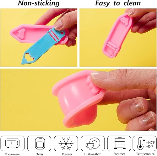 Miniatura 3 de 3 piezas de llavero de silicona con forma de lápiz, llavero colgante, molde de arcilla polimérica, moldes de arcilla para fondant de chocolate, 10