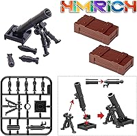 Vista 5 de Paquete de armas, juego de juguetes militares, modelo de bloques de construcción para figuras de soldado, equipo del ejército, piezas y accesorios