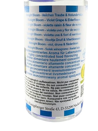 Midnight Bloom - Violet Grape & Elderflower Flavor Concentrate - Vegan - Sasami - 10ml