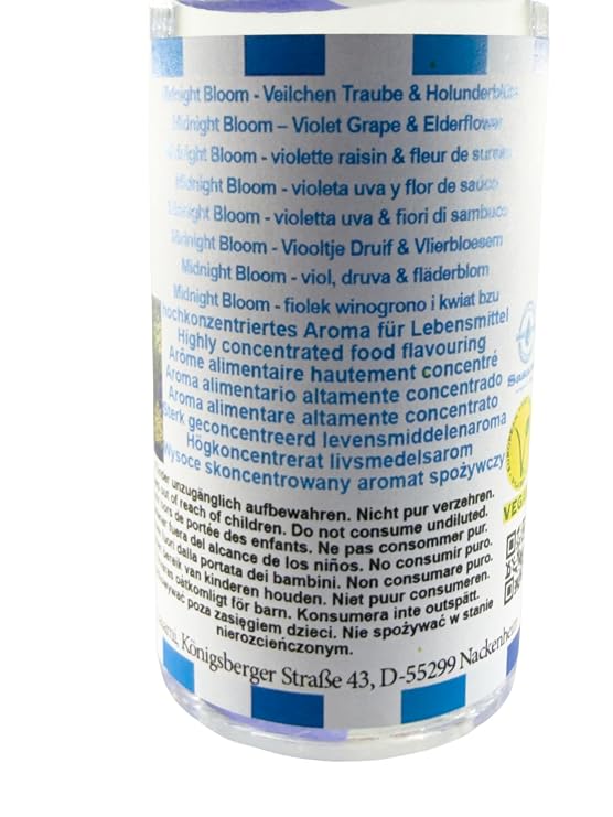Midnight Bloom - Violet Grape & Elderflower Flavor Concentrate - Vegan - Sasami - 10ml