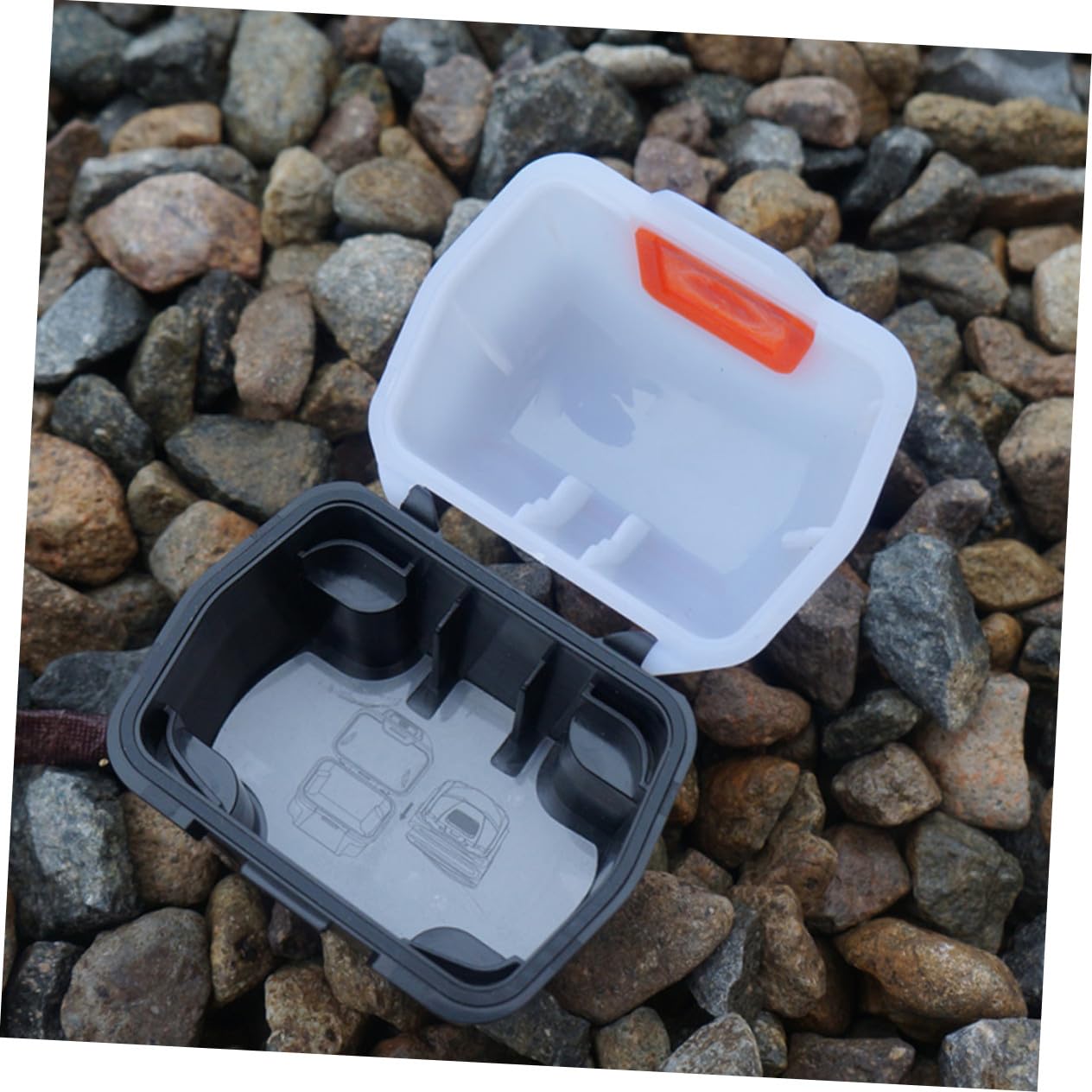 Custodia Protettiva per Lampada Frontale Resistente all'Acqua in Plastica per Campeggio