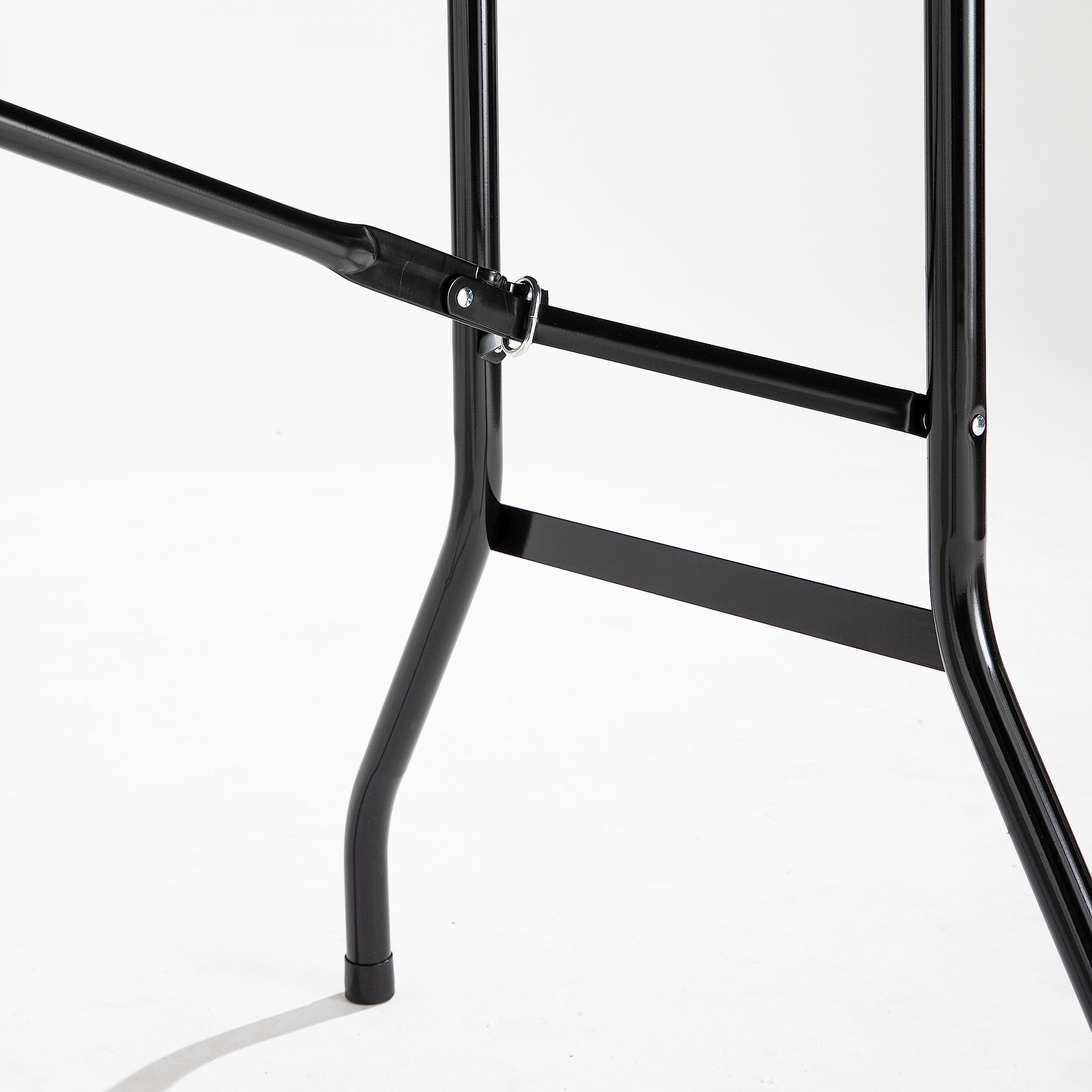 Table de réception Pliante Noire 200 cm 10 Places