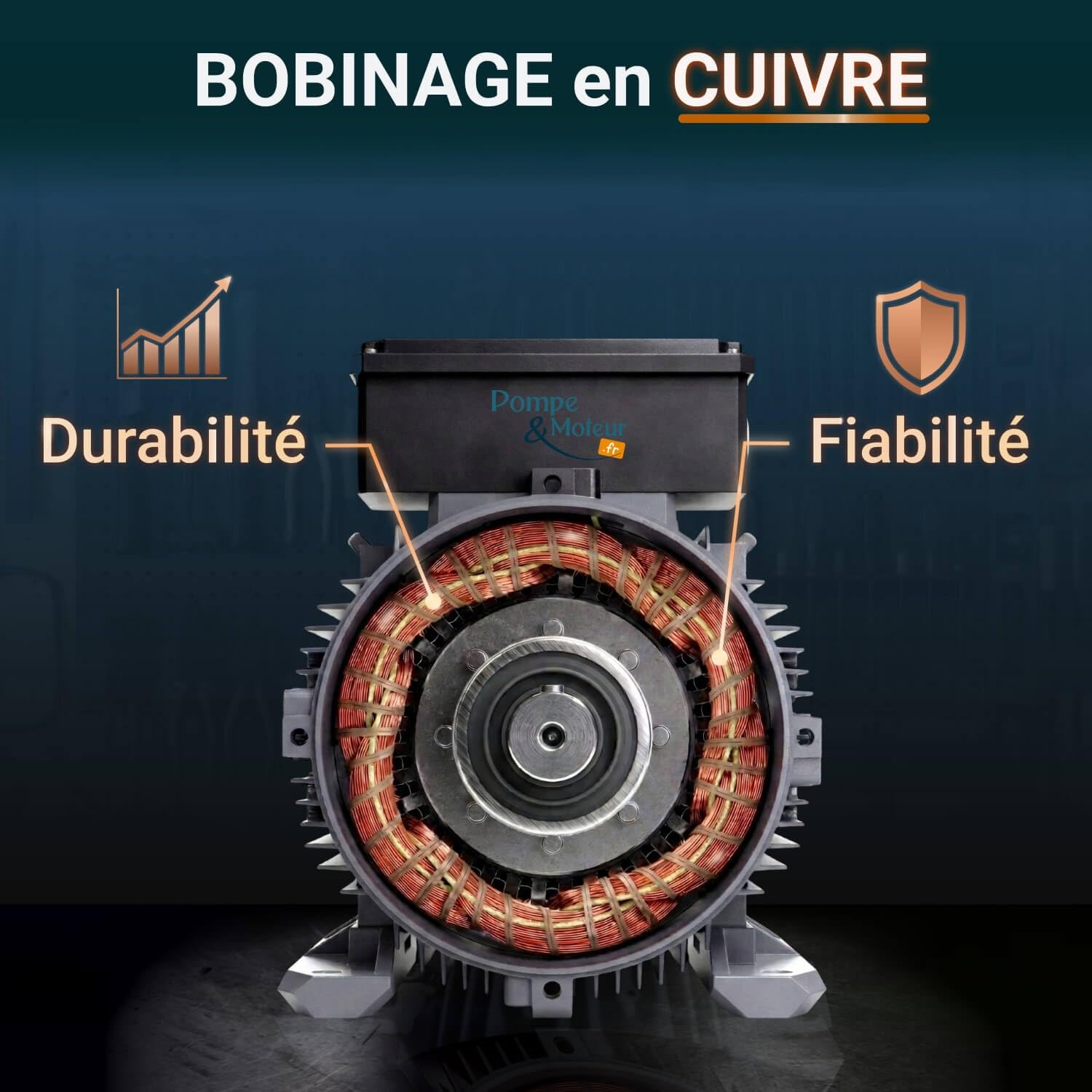 Moteur électrique 220 V Simple Condensateur Mmp71g4b3 0,55 Cv Moteur Monophasé 0,37 Kw 1500 Tr/min Bride B3