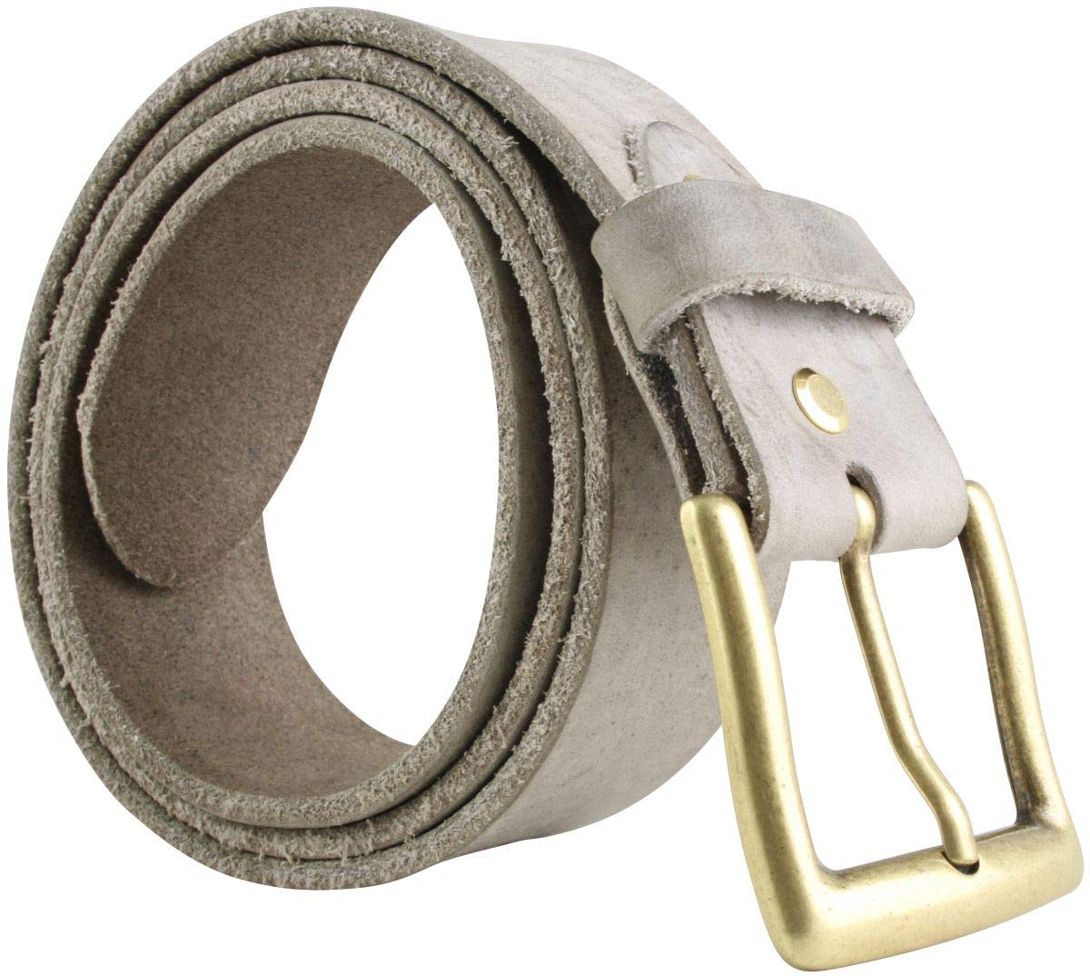 BELTINGER Gürtel mit altmessing Gürtelschnalle aus weichem Vollrindleder 4 cm | Jeans-Gürtel 40mm | Ledergürtel Vintage-Look