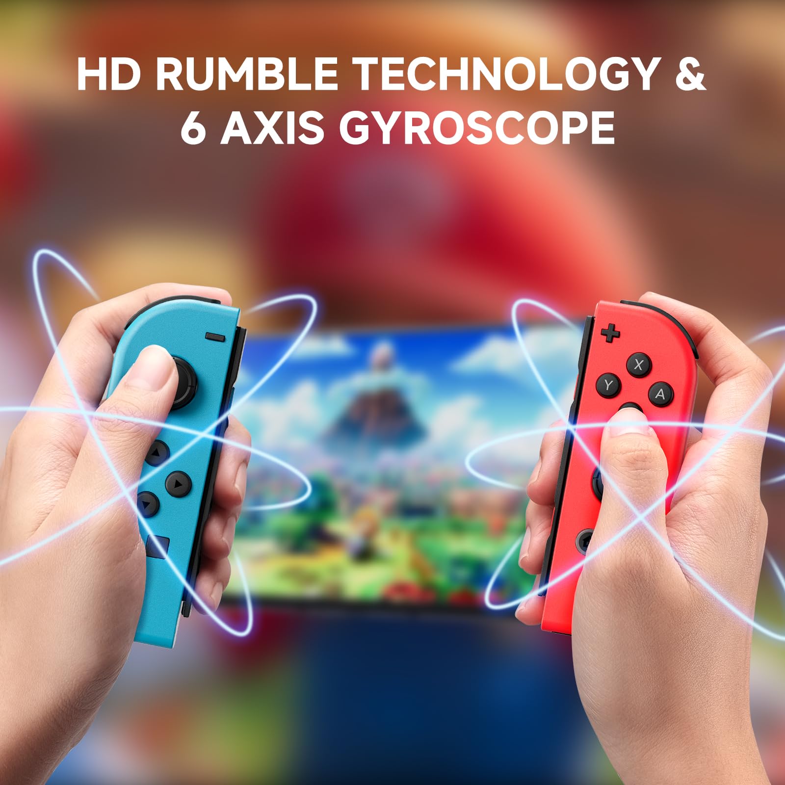 Controller di commutazione compatibili con Switch/Lite/OLED, Programmazione Wireless Pro Controller con Motion Control, Vibrazione, Wake-up, Turbo, Screenshot