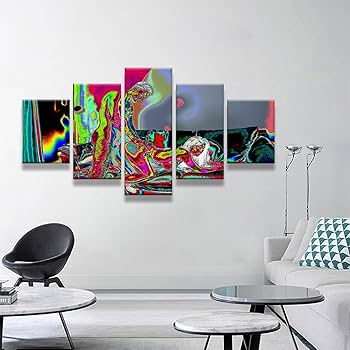 Amazon.co.jp: SKORDO ボディアート絵画リビングルーム装飾絵画