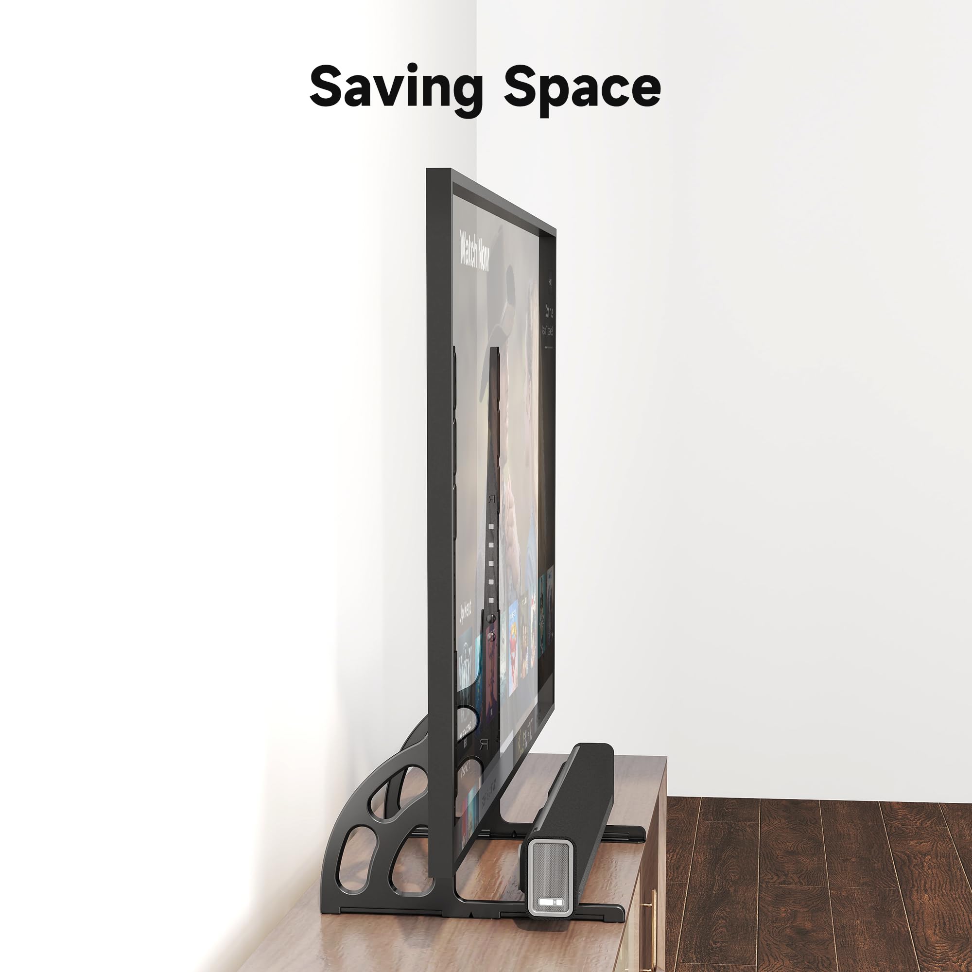 XINLEI Supporto TV universale per TV da 22 a 85 pollici, base in metallo anti-oscillazione, piedini di ricambio robusti e regolabili, VESA max. 1000 x 500 mm, capacità di carico di 55 kg ML1760E
