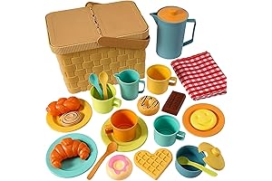 HERSITY Picnic Basket Toys for Toddlers: Delightful Tea Party Adventure