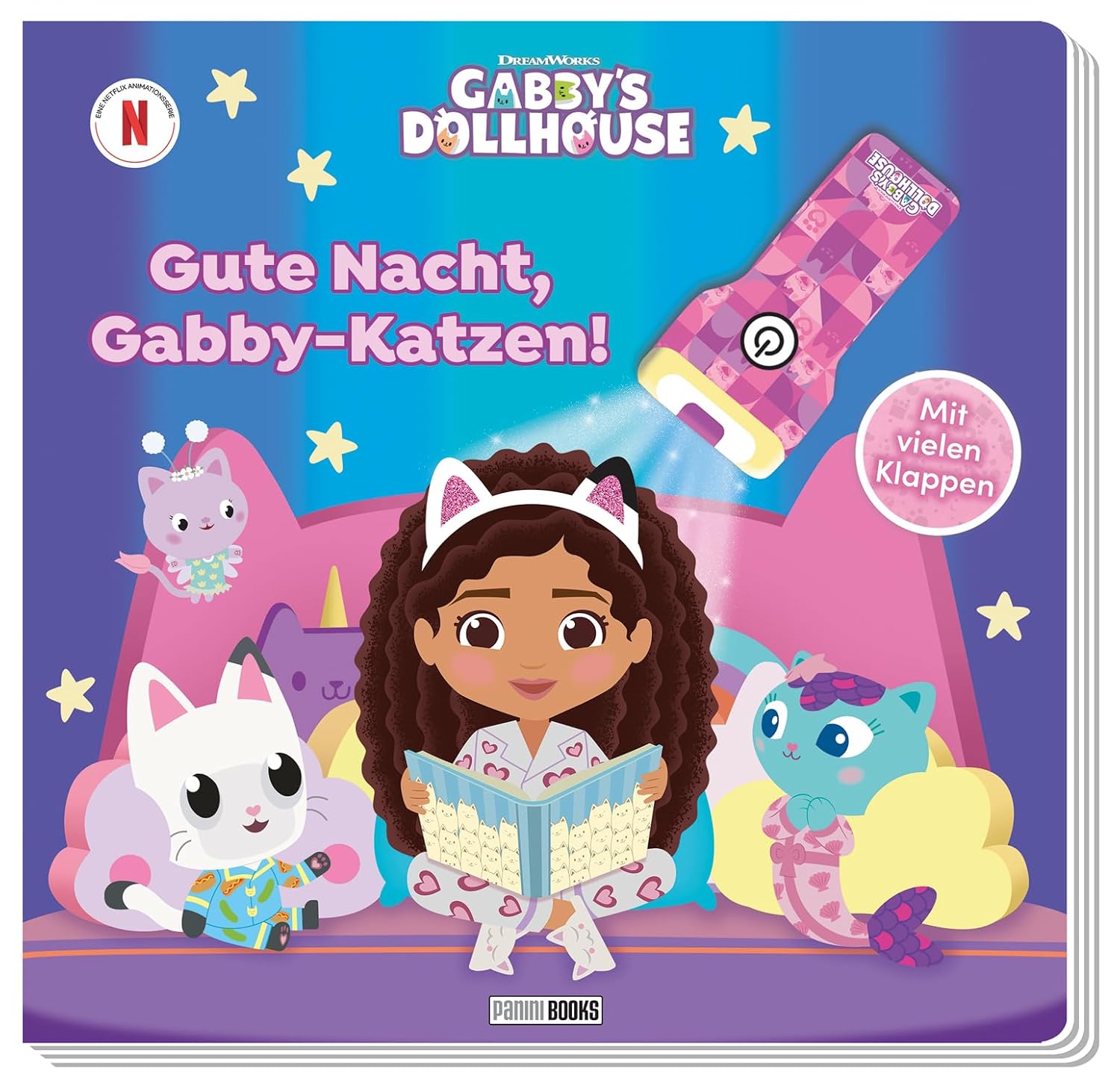 NIRWA Gabby's Dollhouse Plüsch-Katzenpuppe,8 Katzen-Set