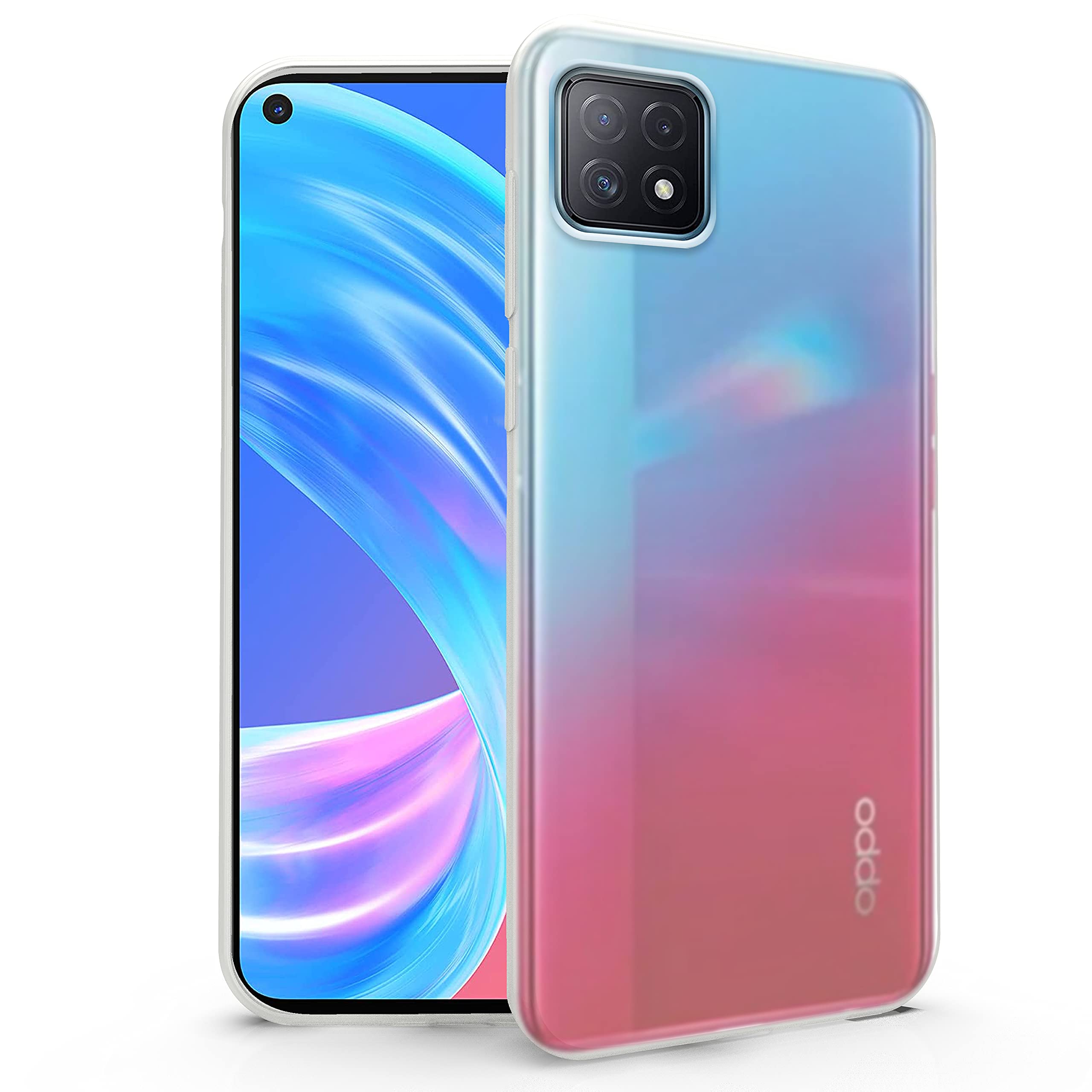 N NEWTOP Custodia Cover Compatibile con OPPO AX7, Morbido TPU CLEAR Gel Silicone Anti Graffio Trasparente Slim Sottile Flessibile Case Posteriore Protettiva