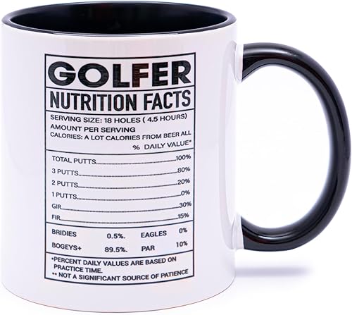 Miniatura 2 de decorluxes Regalos de Golf para Papá Taza de Cerámica de 11oz, Taza del Mejor Papá por Par, Divertido Regalo de Golf para Hombres, Esposo, Regalos