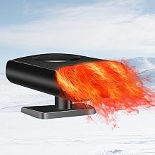 Car Heater,12V Fast Heating Defrost Defogger, 2 in 1 Fast Heating Car Heater that Plugs into Cigarette Lighter, Automobile Windscreen Fan for All Cars Portable Electronic Car Auto Heater