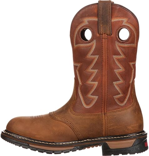 Miniatura 5 de Rocky Botas de trabajo originales Ride Saffron para hombre, Marrón