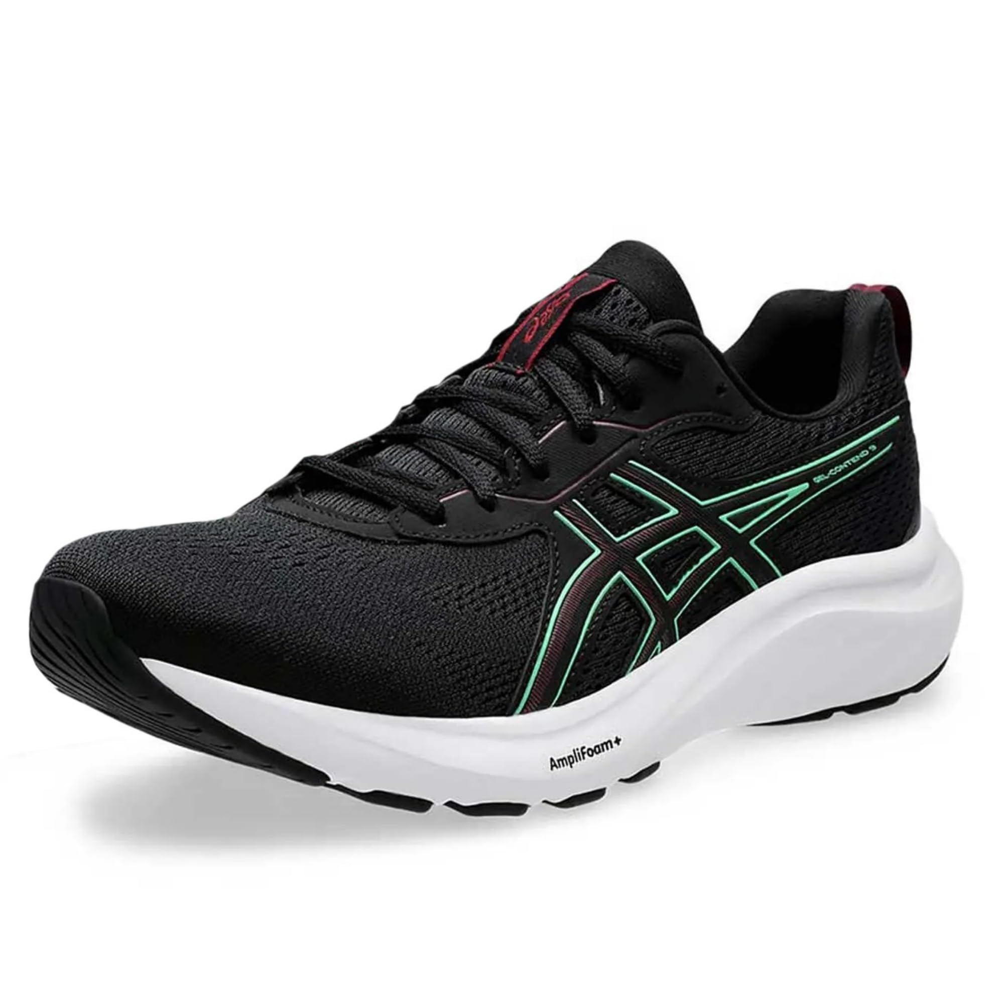 Asics Men's Gel-Contend 9 Sneaker, Black New Leaf, 9 UK