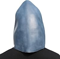 Vista 4 de Máscara de tiburón para disfraz de pez, máscara de disfraz de Halloween, fiesta de látex, máscara de cabeza de animal