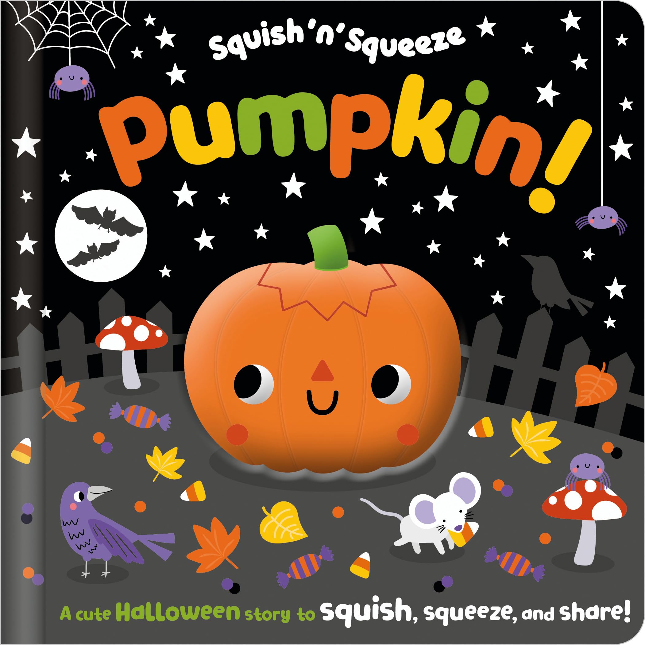 Squish 'n' Squeeze Pumpkin! (Board Book)