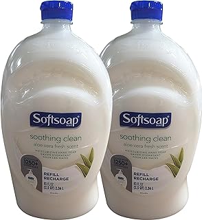 Soft Soap Hand Soap with Aloe (2 X 2.36 Liter) Net Wt 4.72 Lt, 4.72 Liter