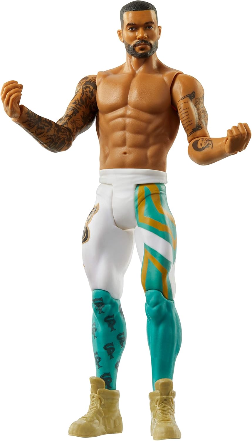 WWE Montez Ford Basic Series #108 Action Figure in 6-inch Scale with Articulation & Ring Gear