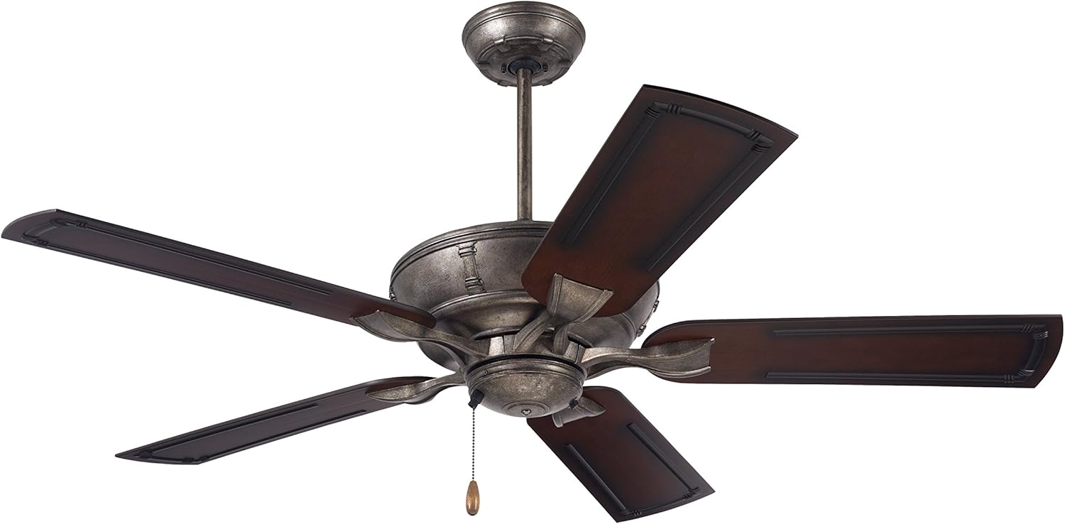 Discount 90% Emerson Ceiling Fans CF610VS Wet Rated Welland Indoor Outdoor Ceiling Fan with 54-inch Blades, Vintage Steel Finish