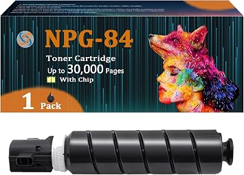 NPG-84 Black Toner Cartridges Replacement for Canon NPG84 C-EXV-59 High Yield Toner Compatible for Canon IR 2625 2625i 2630 2630i 2635 2635i 2645 2645i Printers