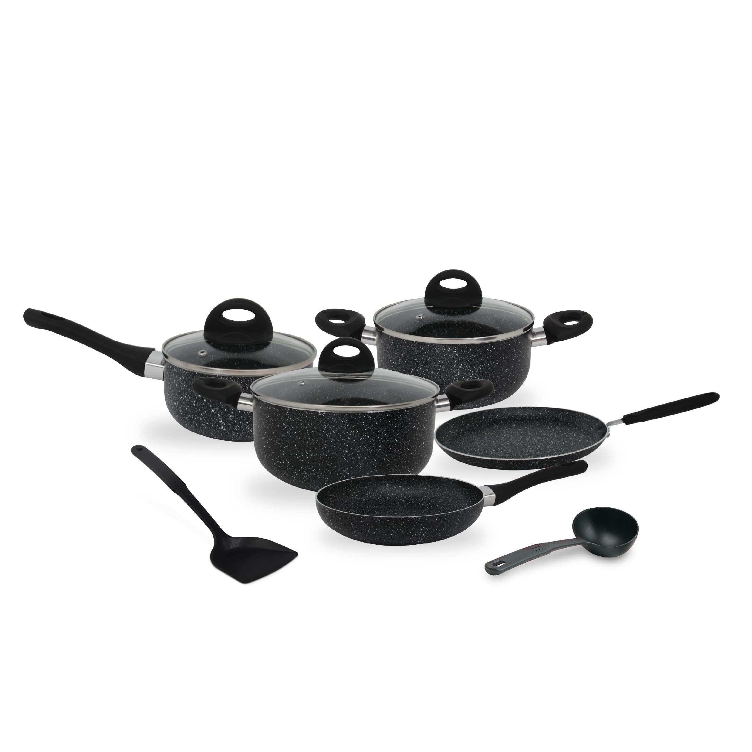 Homeway - Marble Series Cookware Set (10 Piece)