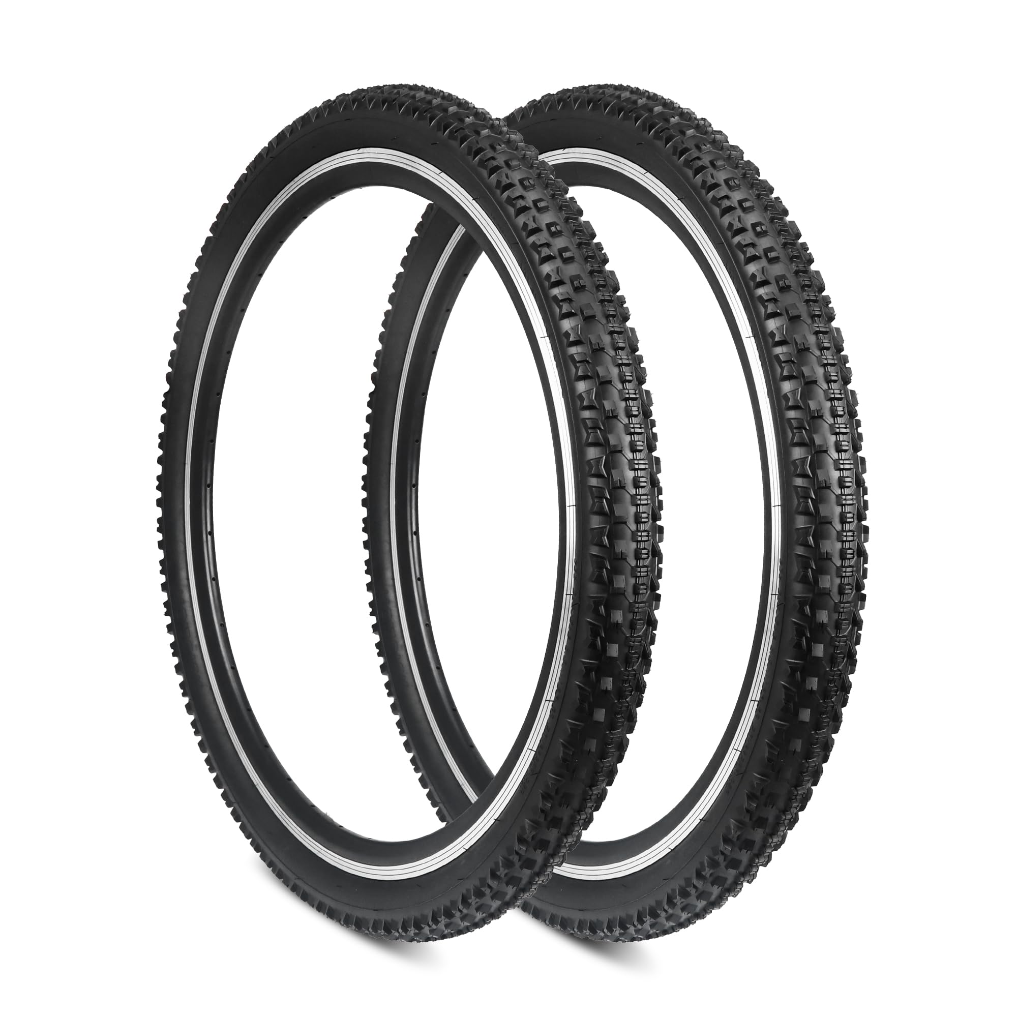 GRELiving 2 stuks fietsbanden fietsslang fietsmantel 27,5 x 2,1 inch fietsbanden voor mountainbike/stadsfiets/racefiets