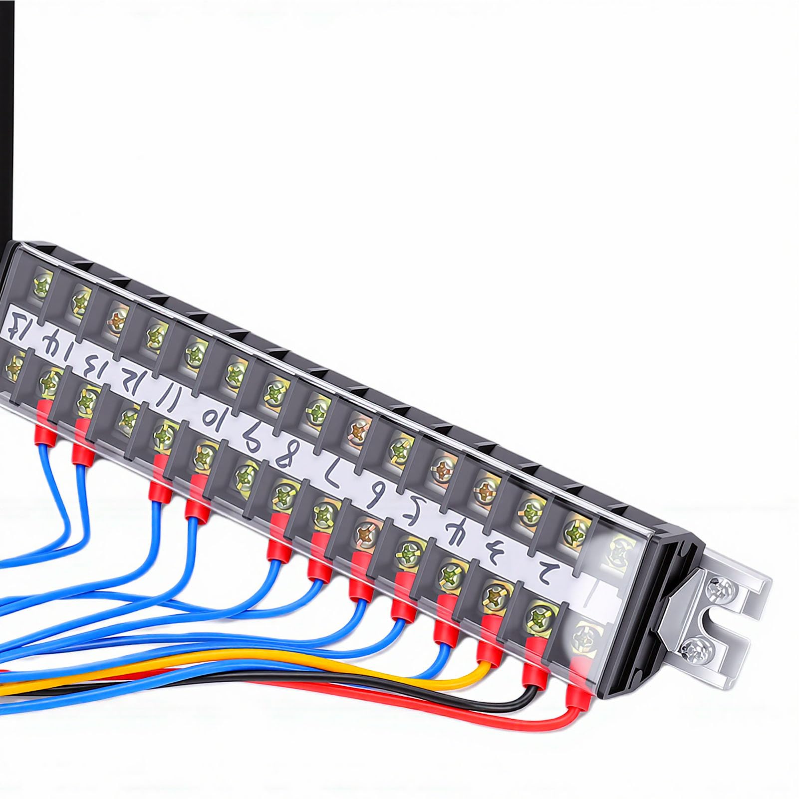 Akozon Panel Wskaźników Morskich 12 V 4 w 1, Poziom smaru, Ciśnienie smaru, Temperatura Wody, Miernik Napięcia do łodzi, Jachtu, Kampera, Czarna Skrzynka CX9603 (Czarna tarcza, obudowa CX9603B)