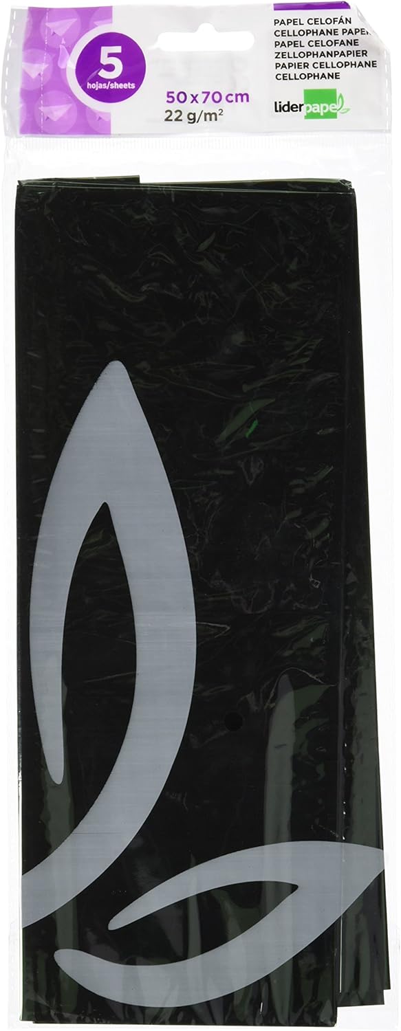 Paper celofan liderpapel 50 x 70 cm 22 g/m2 5 Sheets Bag Green