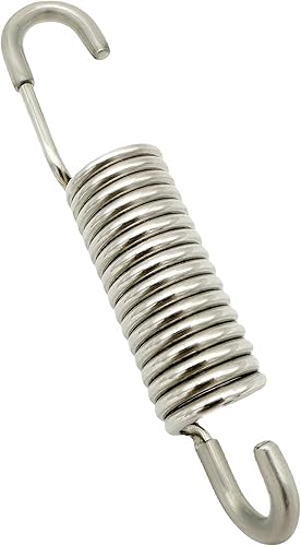 Miniatura 9 de Mecanismo de silla reclinable de repuesto de acero inoxidable de 3-5/8 pulgadas, resortes de tensión para muebles, estilo cuello largo, grosor de