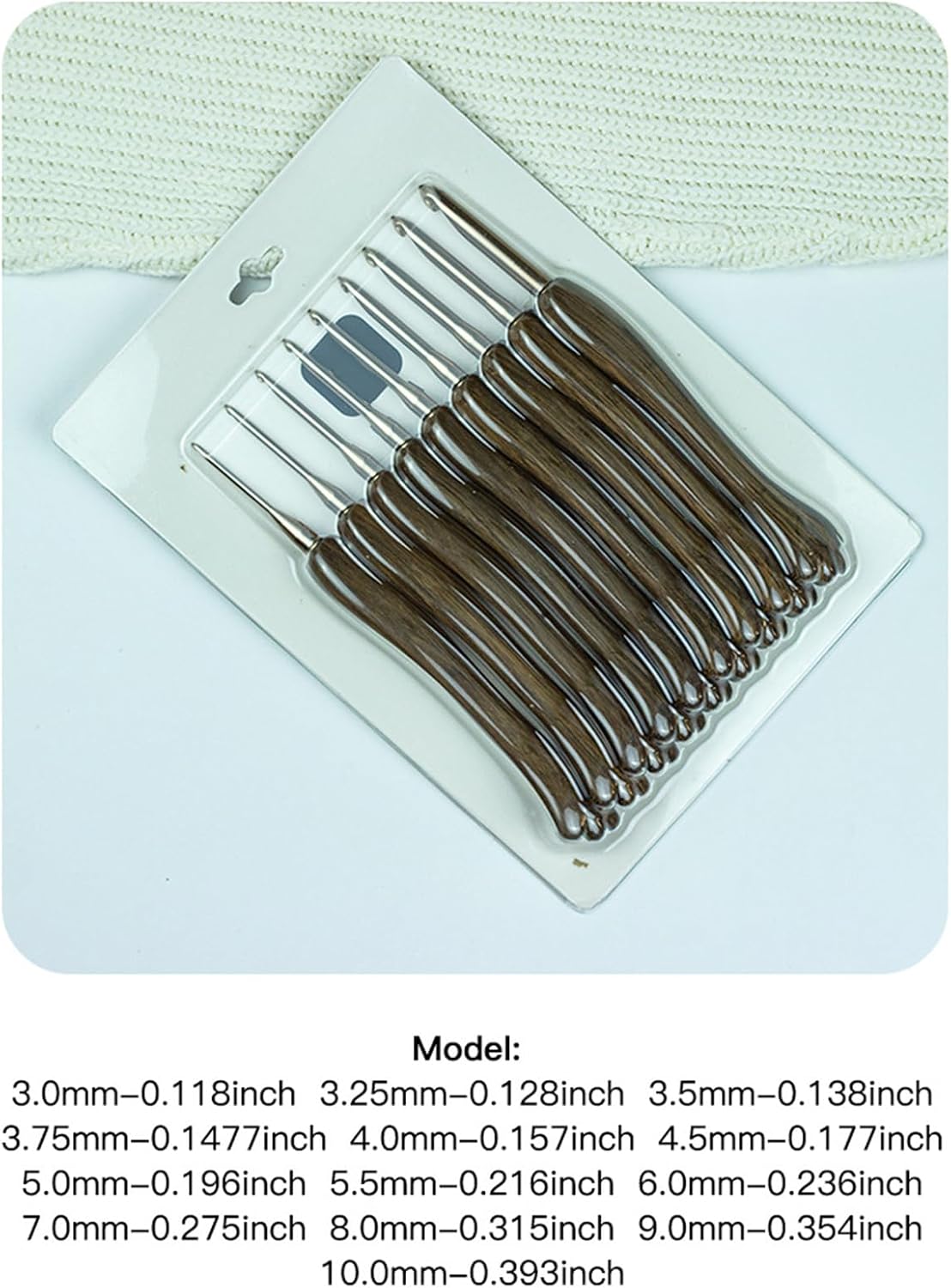 Handle Crochet Hook Set with Heads for Yarn Work
