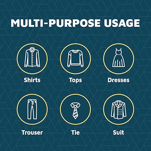 Miniatura 16 de Lifemaster Perchas de plástico transparente – 50 piezas de 14 pulgadas antideslizantes que ahorran espacio, solución de organización de clóset