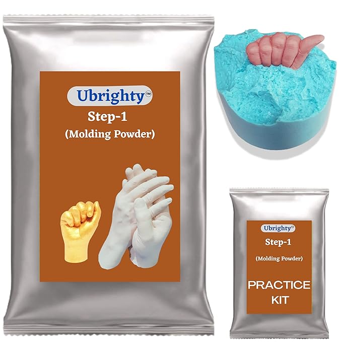 Ubrighty (only molding Powder 475 gm) for Hand and Foot Casting, molding Clay, Hand Impression