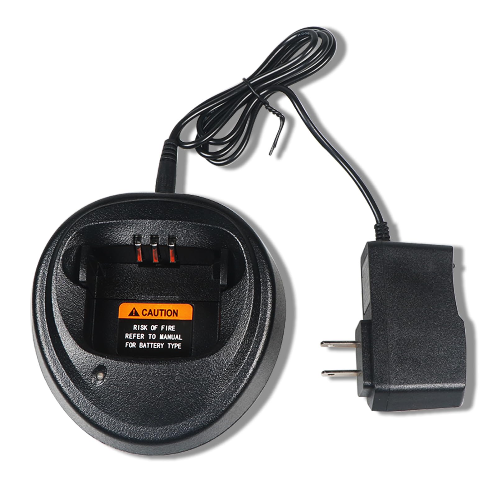 CP200 CP200D Cargador de escritorio DC 12V/24V Cargador de coche compatible con Motorola R2 CP150 PR400 CP040 CP140 EP450 DEP450 CP180 Radio Batería Carga NNTN4497 NNTN4970 NNTN4851 PMNN4851 PMNN44970 — view 2